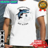 Hooked a shirt not a fish graphic fishing shirt