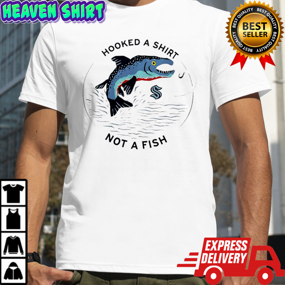 Hooked a shirt not a fish graphic fishing shirt