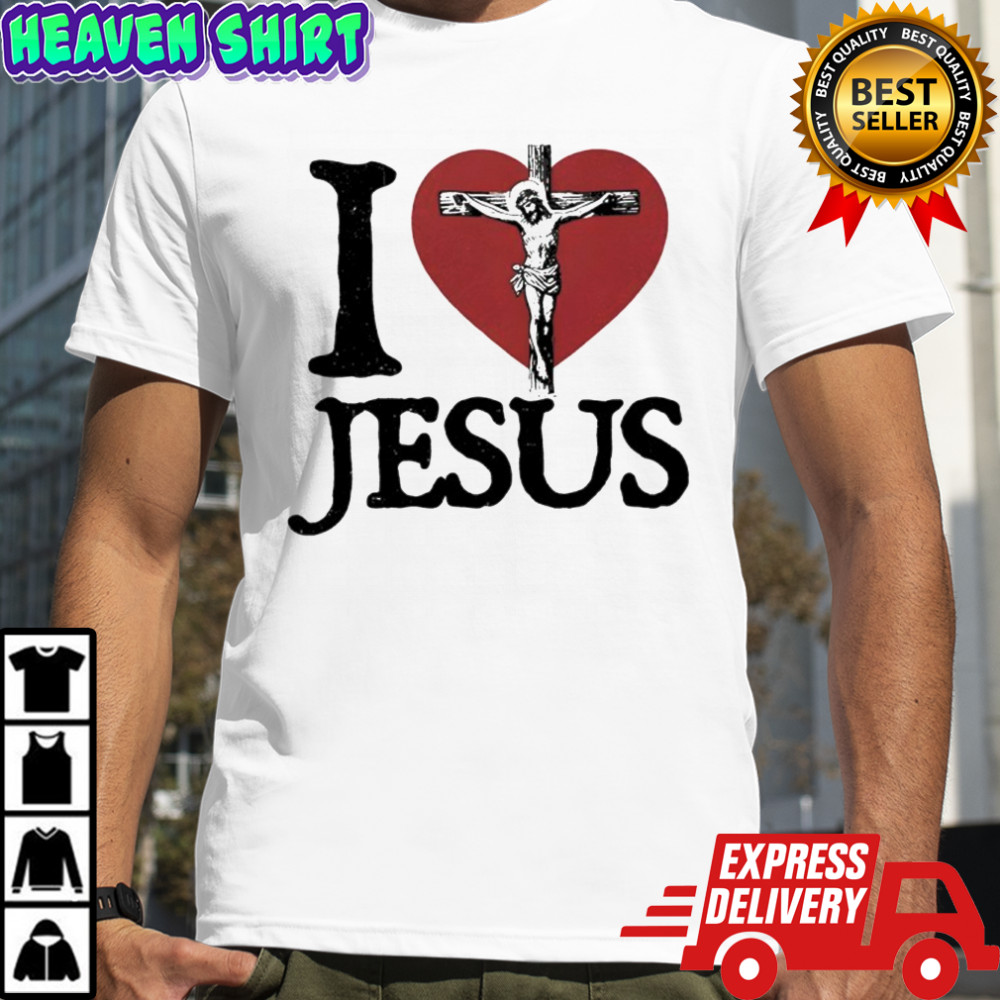 I Love Jesus heart shirt