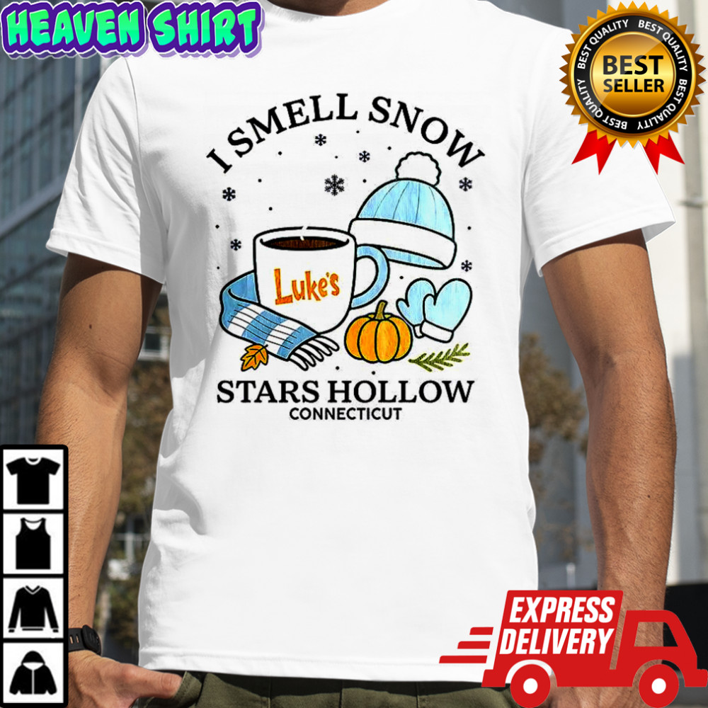 I smell snow stars hollow connecticut Christmas shirt