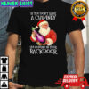If you don’t have a chimney i’m coming in your backdoor Santa eggplant shirt