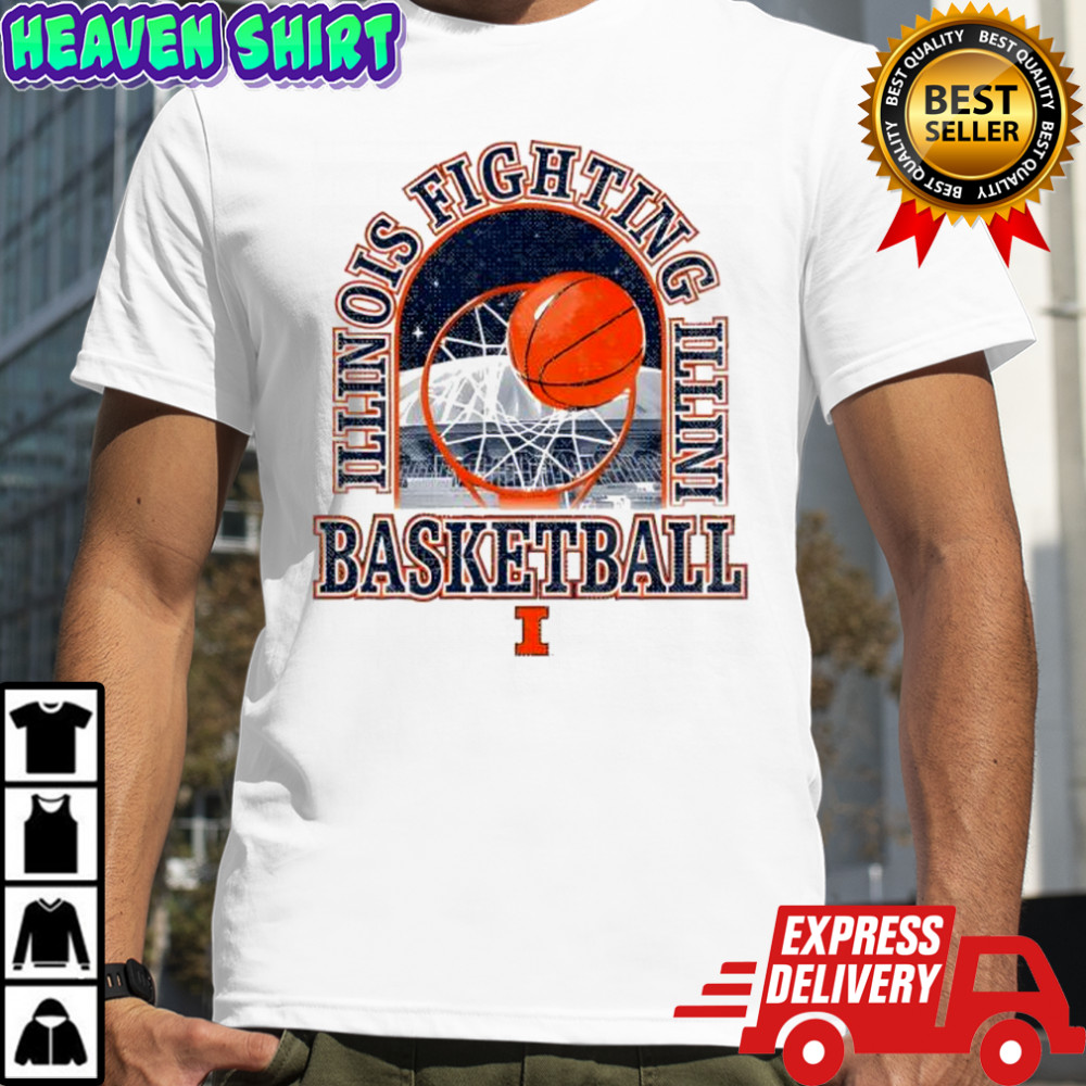 Illinois Basketball Arch State Farm Center shirt