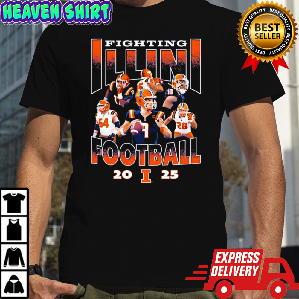 Illinois Football Captains 2025 Shirt