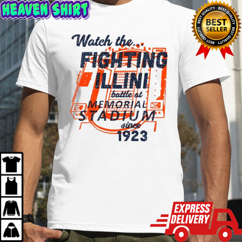 Illinois Football Memorial Stadium 1923 shirt