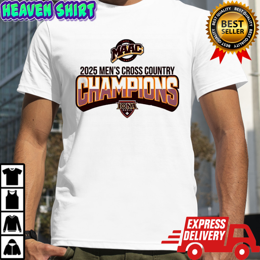 Iona University 2025 Men’s Cross Country Champions shirt