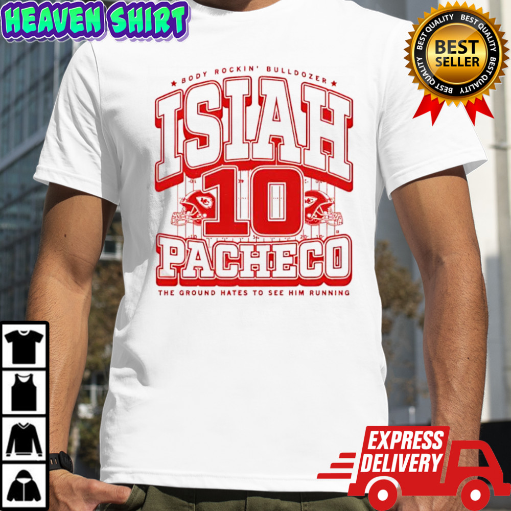 Isiah Pachecho Max Collegiate the ground hates to see him running shirt