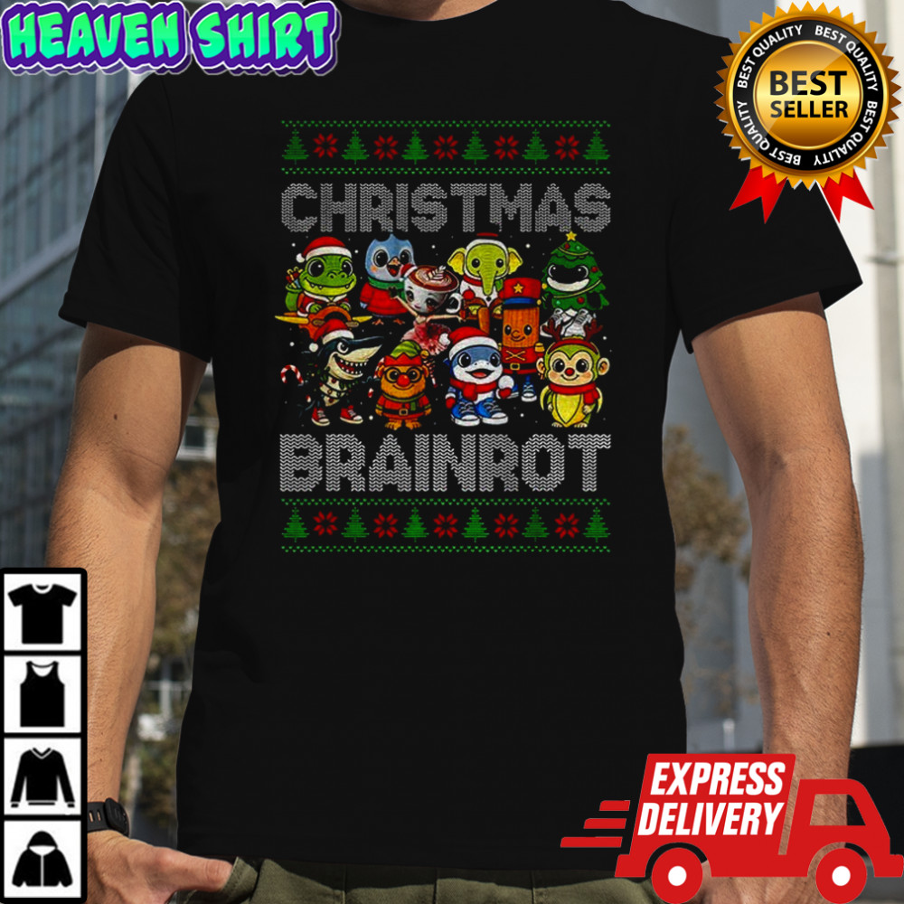 Italian Brainrot Italian Brainrot Gen Alpha Merry Christmas Brainrot shirt