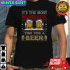 It’s the most wonderful time for a beer Santa Merry Christmas shirt