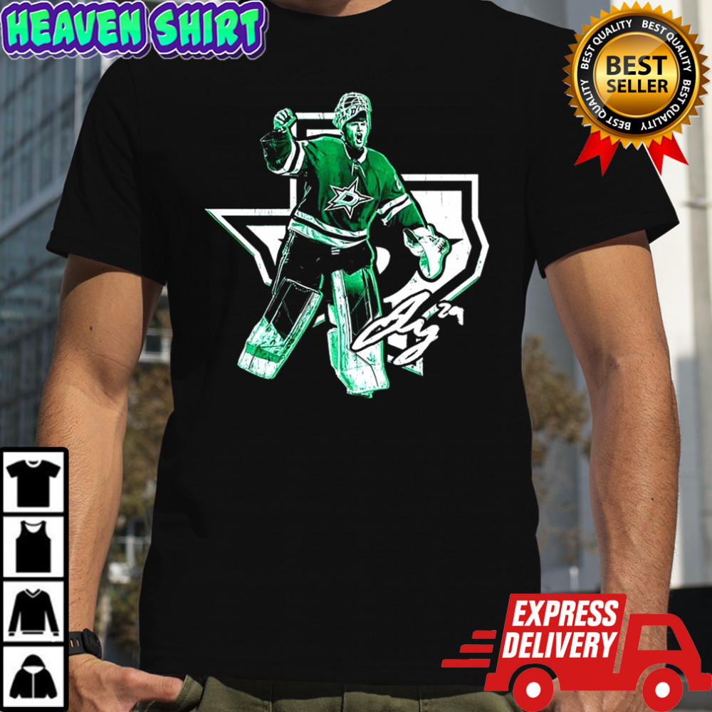 Jake Oettinger Dallas Stars NHL Texas shirt