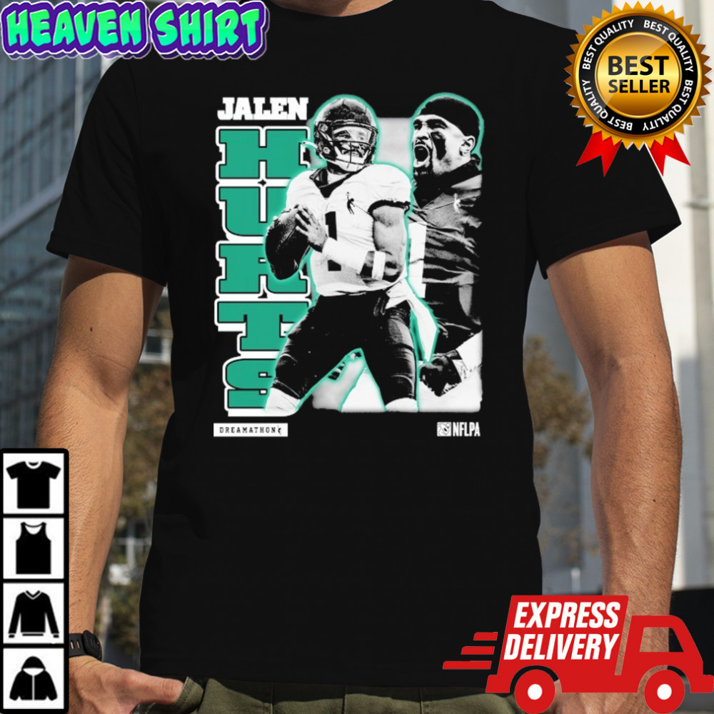 Jalen Hurts X Dreamathon Philadelphia Eagles Philly NFLPA T-shirt