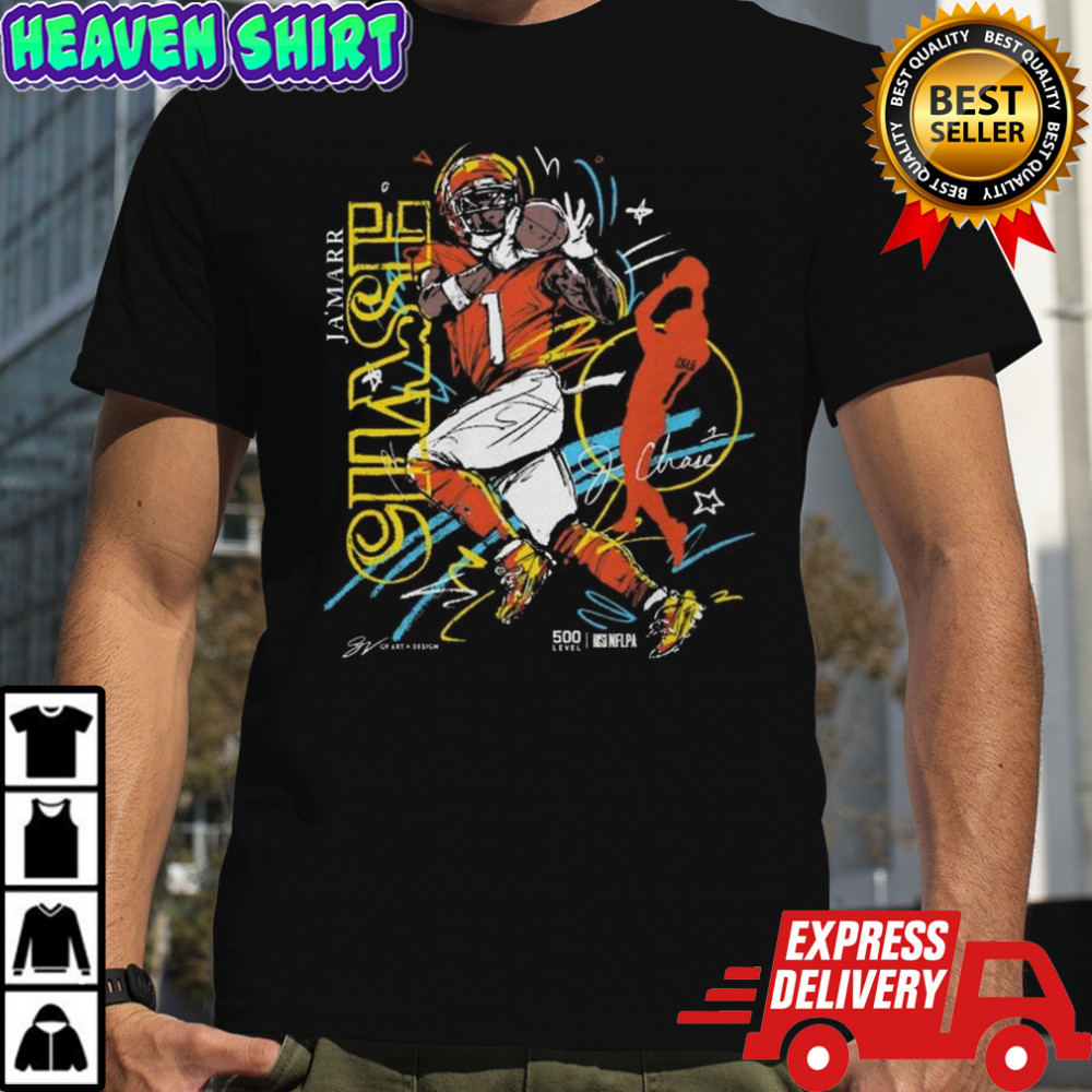Ja’Marr Chase Cincinnati Scribble Signature Shirt