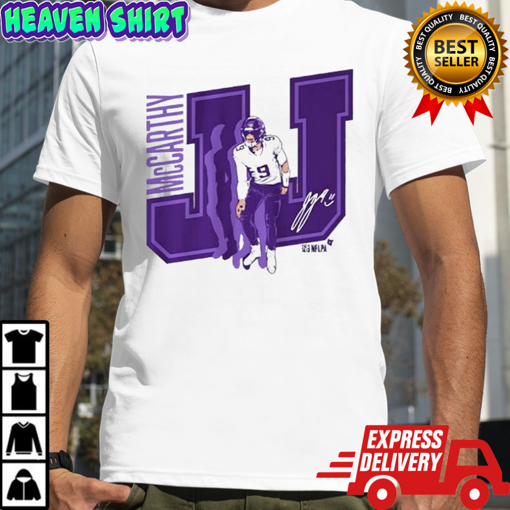 J.J. McCarthy Griddy Signature shirt