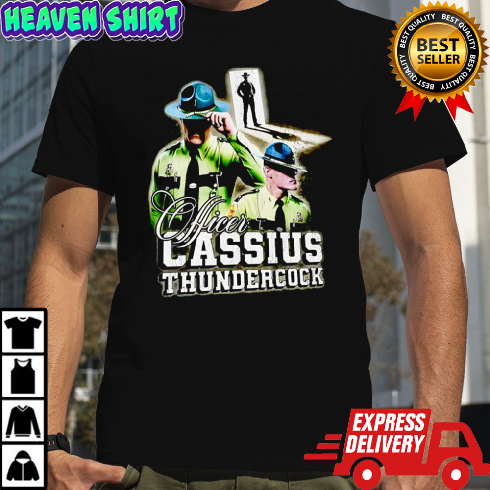 John Cena Officer Cassius Thundercock retro shirt