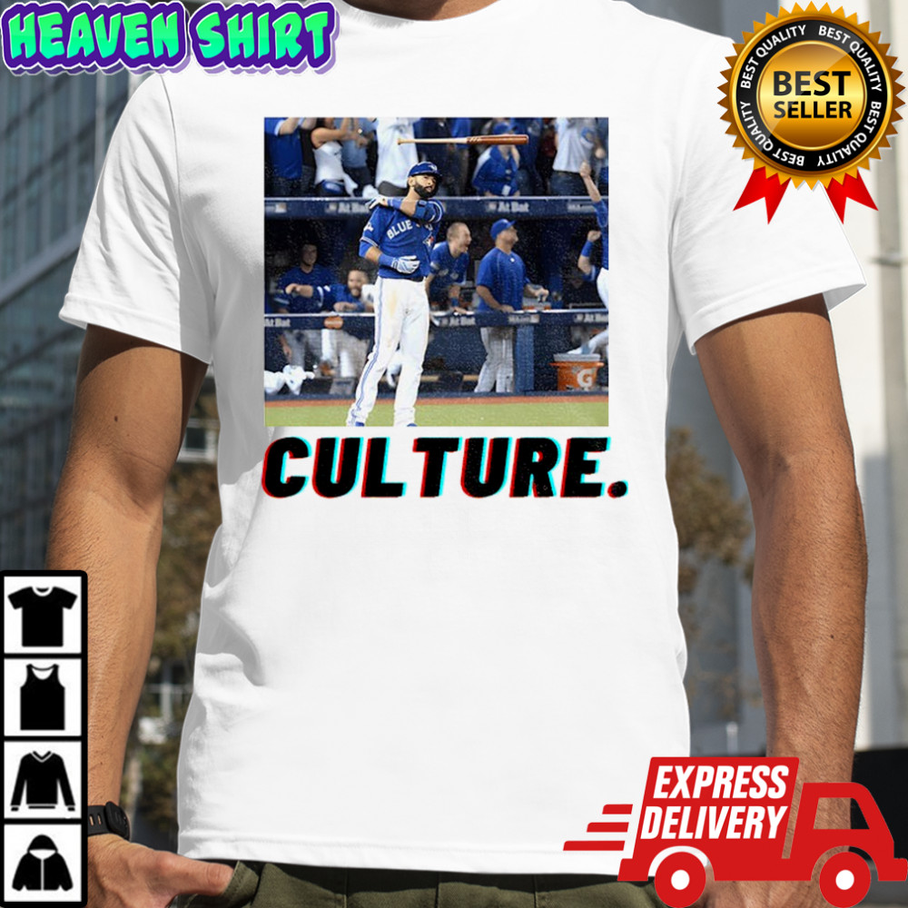 Jose Bautista Bat Flip Culture Clutch Time Baseball shirt
