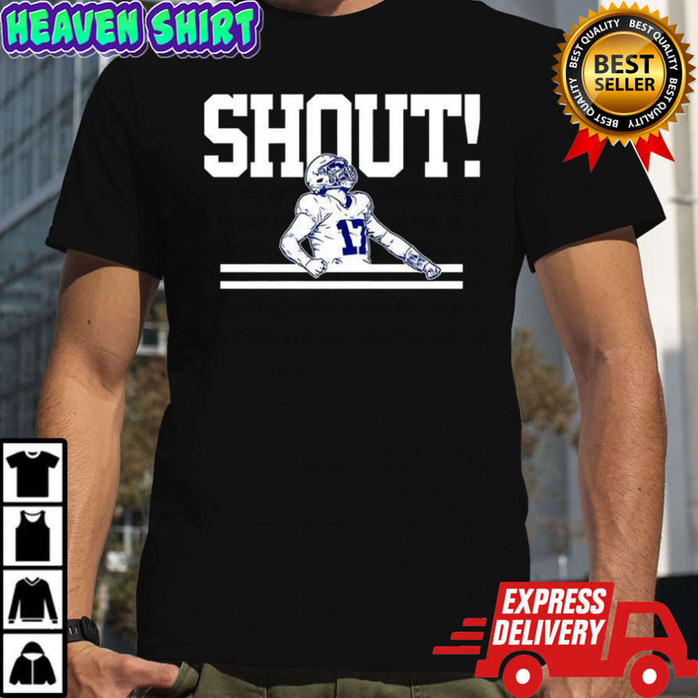 Josh Allen Buffalo Bills football shout shirt