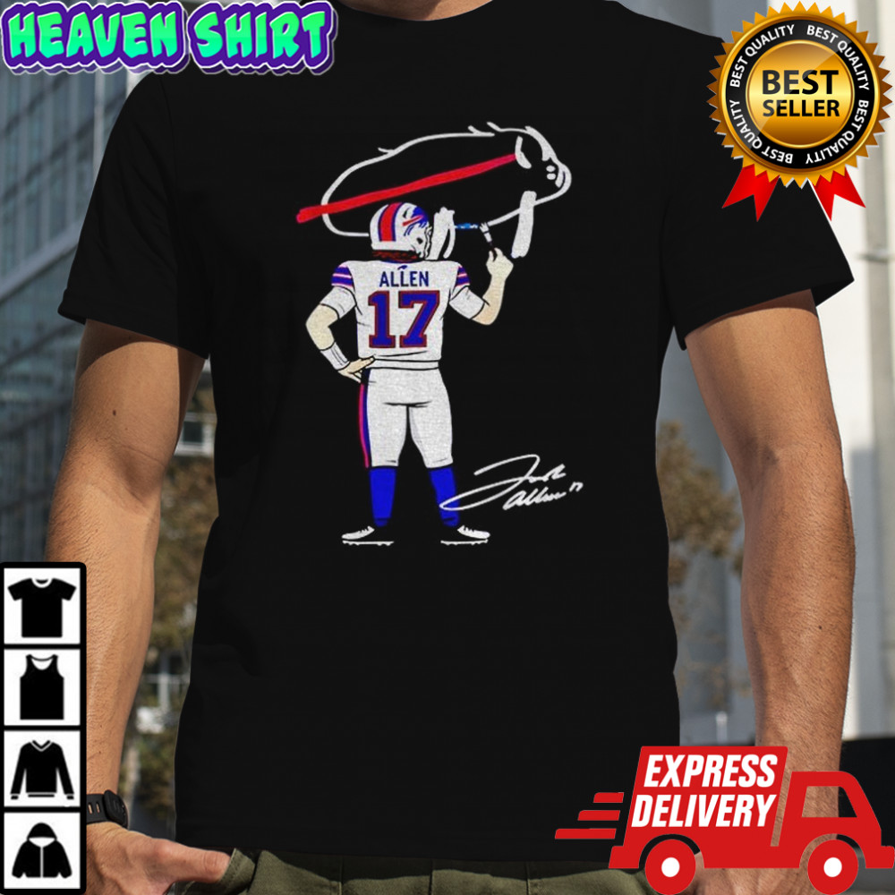 Josh Allen painting Buffalo meme Buffalo Bills NFL Football 2025 signature shirt