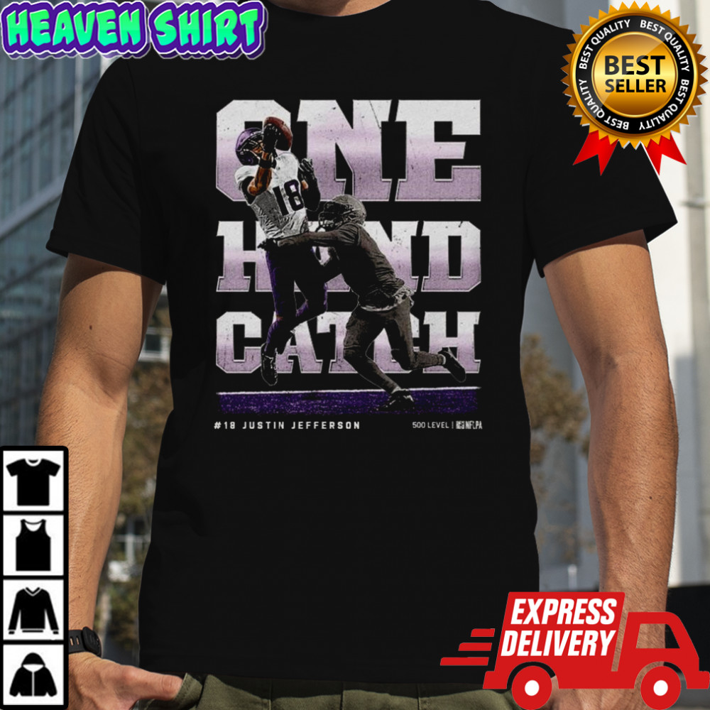 Justin Jefferson Minnesota One Hand Catch Shirt