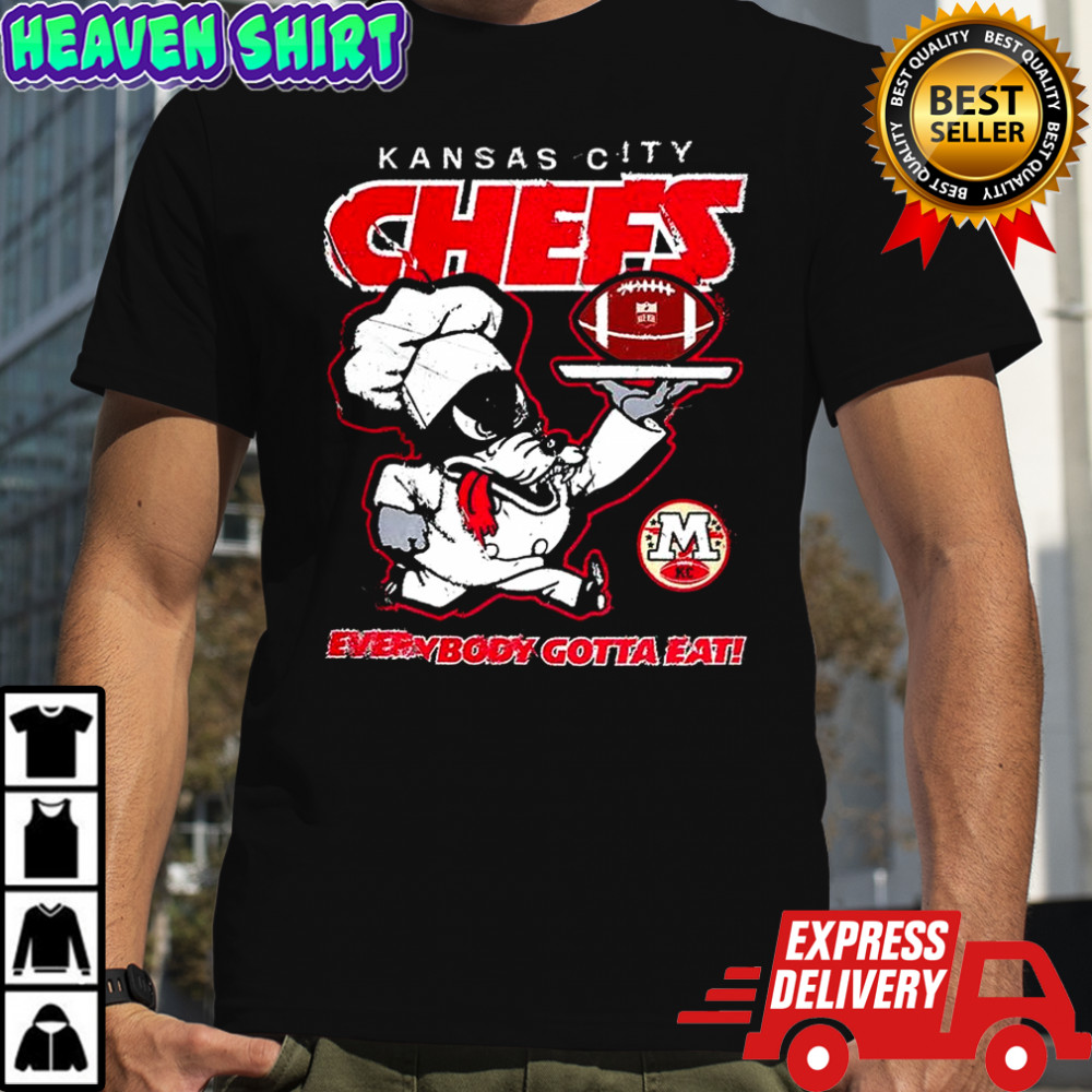 Kansas City Chefs football everybody gotta eat mascot chefs shirt