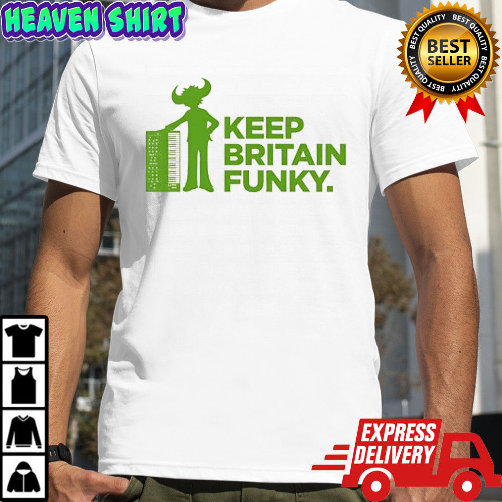 Keep Britain Funky buffalo man shirt