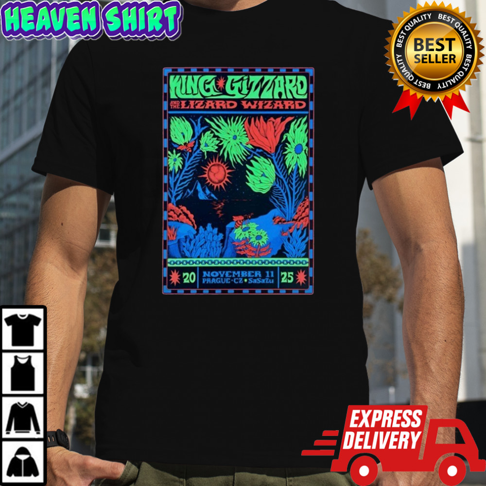 King Gizzard And The Lizard Wizard SaSaZu Prague CZ November 11 2025 T-shirt