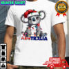Koala Santa hat merry Chrismas Australias shirt