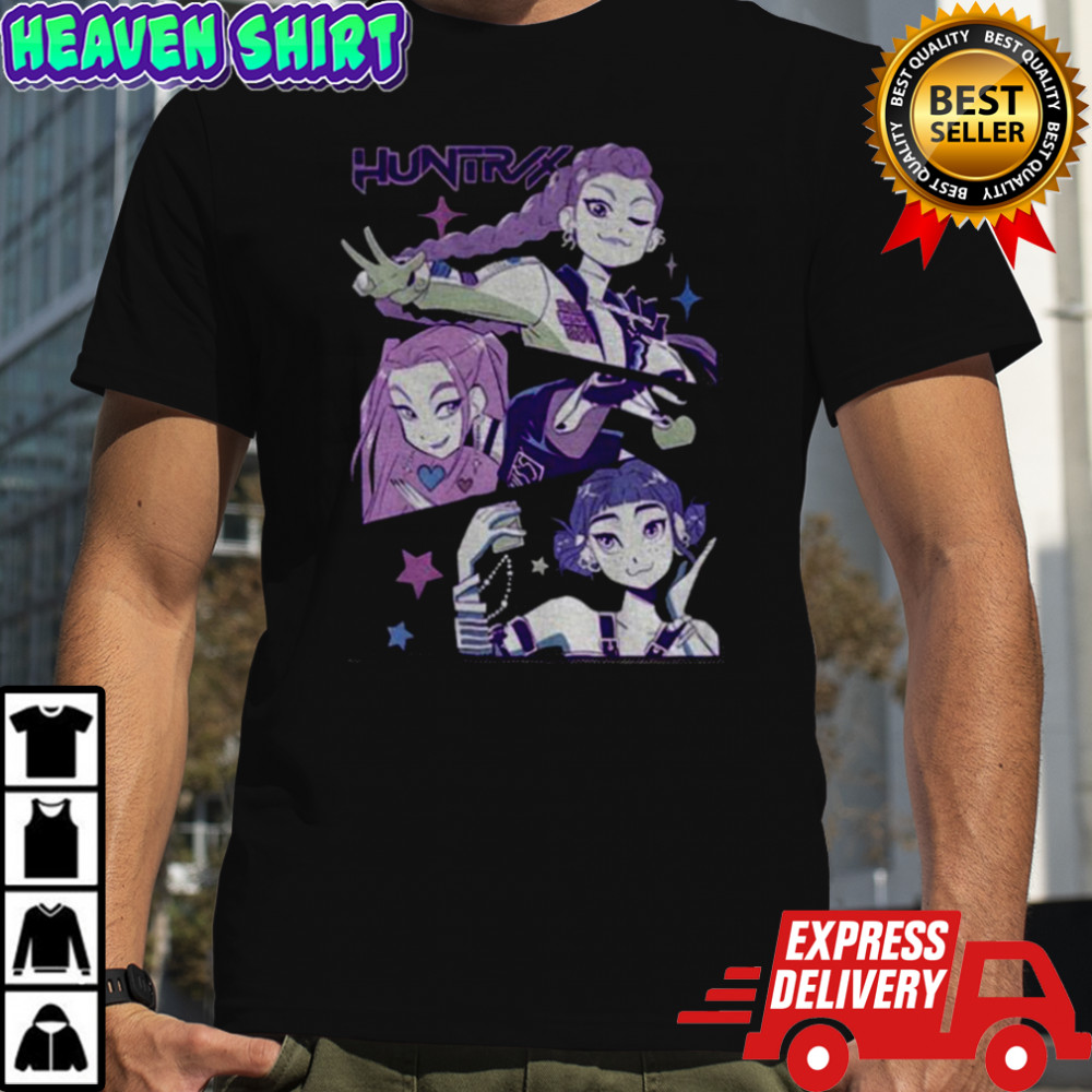 Kpop Demon Hunters Kawaii cartoon Merry Christmas shirt