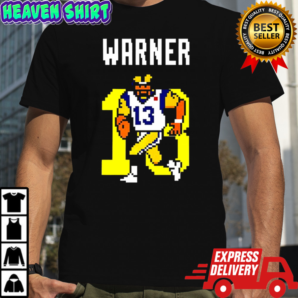 Kurt Warner Los Angeles Rams NFL retro 8-Bit shirt