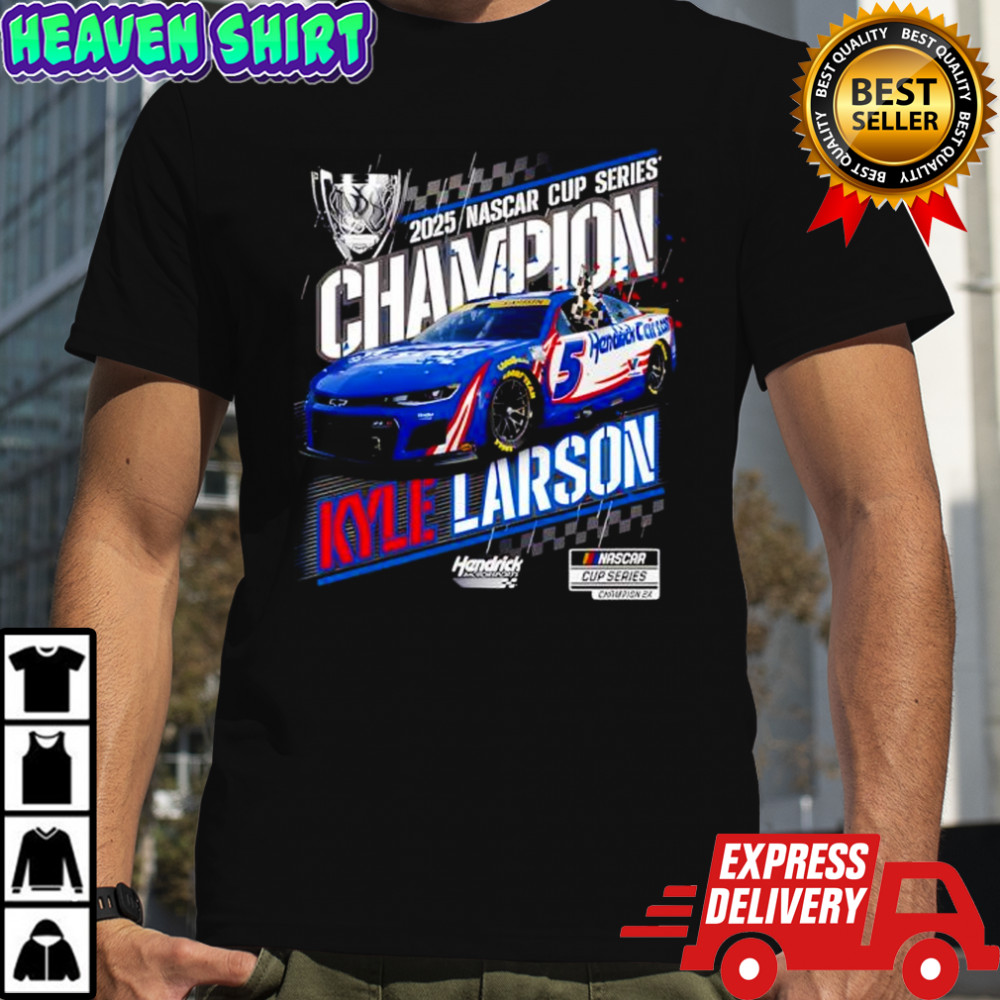 Kyle Larson Hendrick Motorsports Team Collection 2025 NASCAR Cup Series Champion shirt