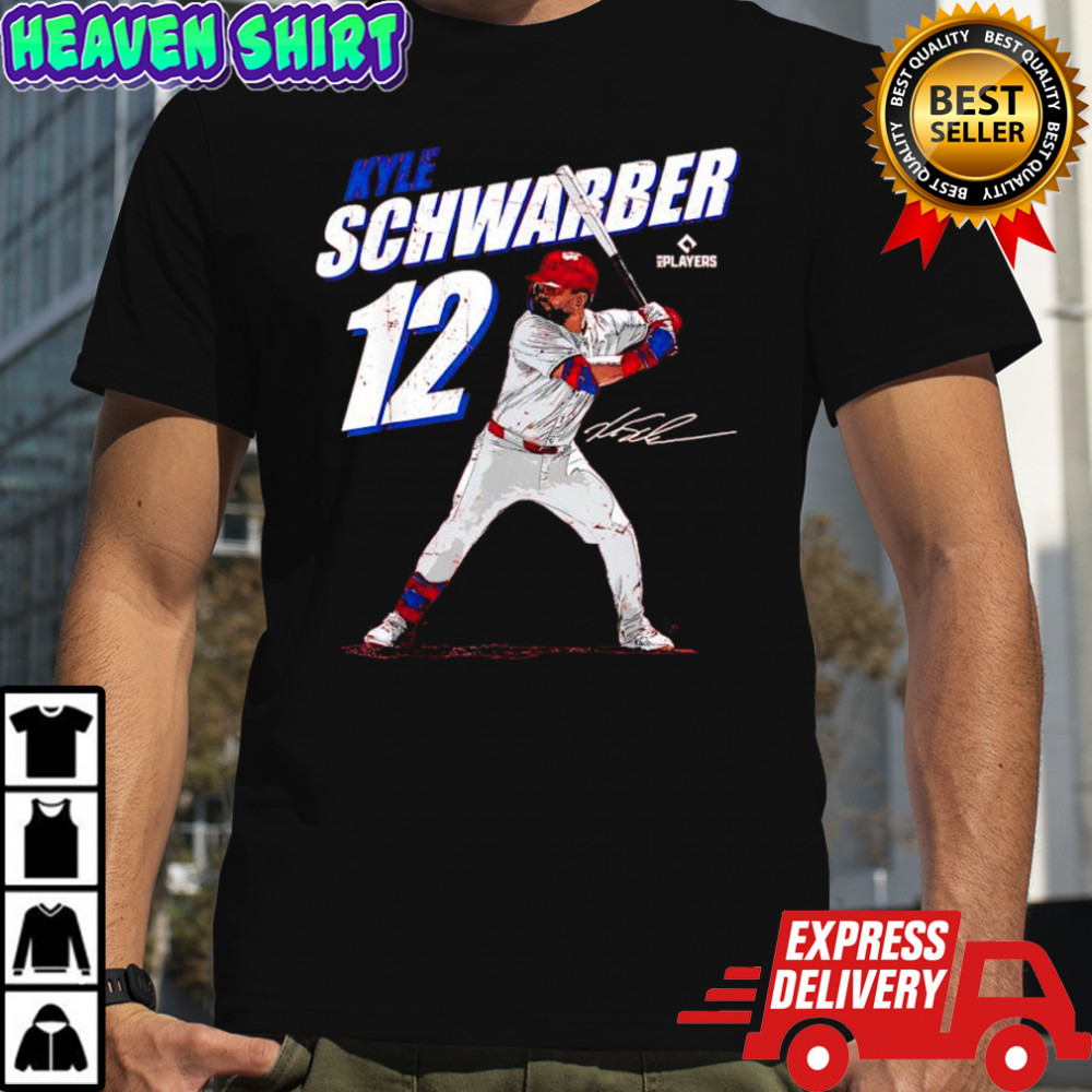 Kyle Schwarber Philadelphia Baseball Players #12 signature moment shirt