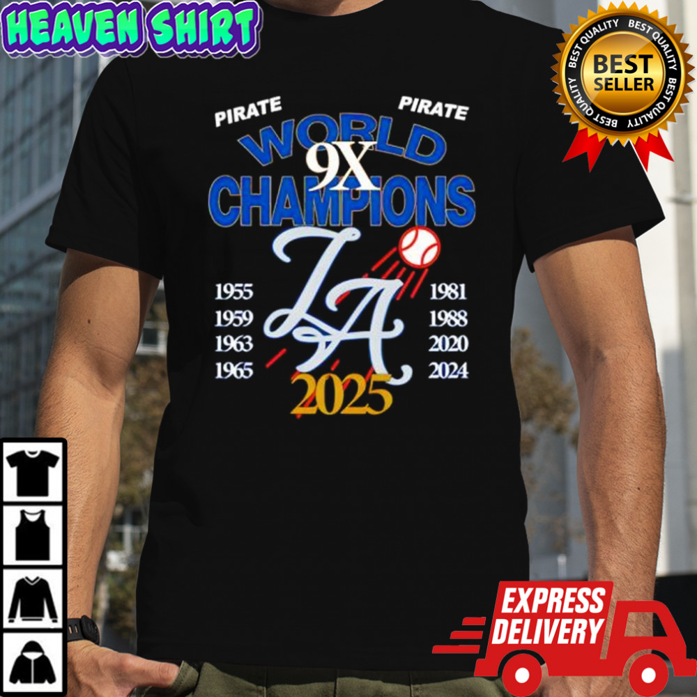LA 9x World Champion 2025 shirt
