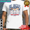 LA Baseball Back to Back World Champs Caricatures shirt