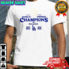 LA Dodgers Back 2 Back 2025 World Series Champions White shirt