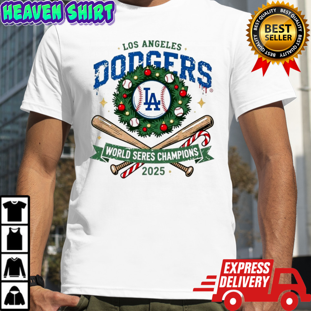 La Dodgers World Series Champions 2025 Merry Christmas Shirt
