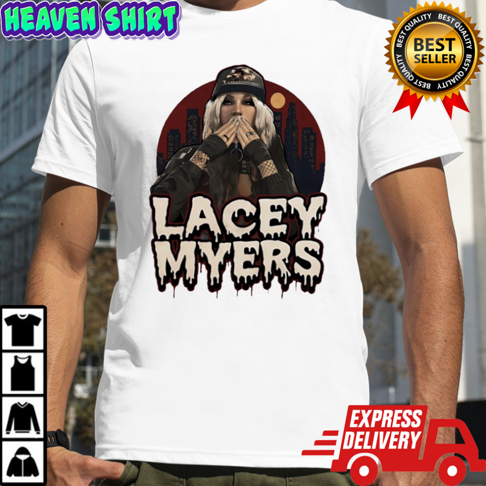 Lacey Myers city skyline horror shirt