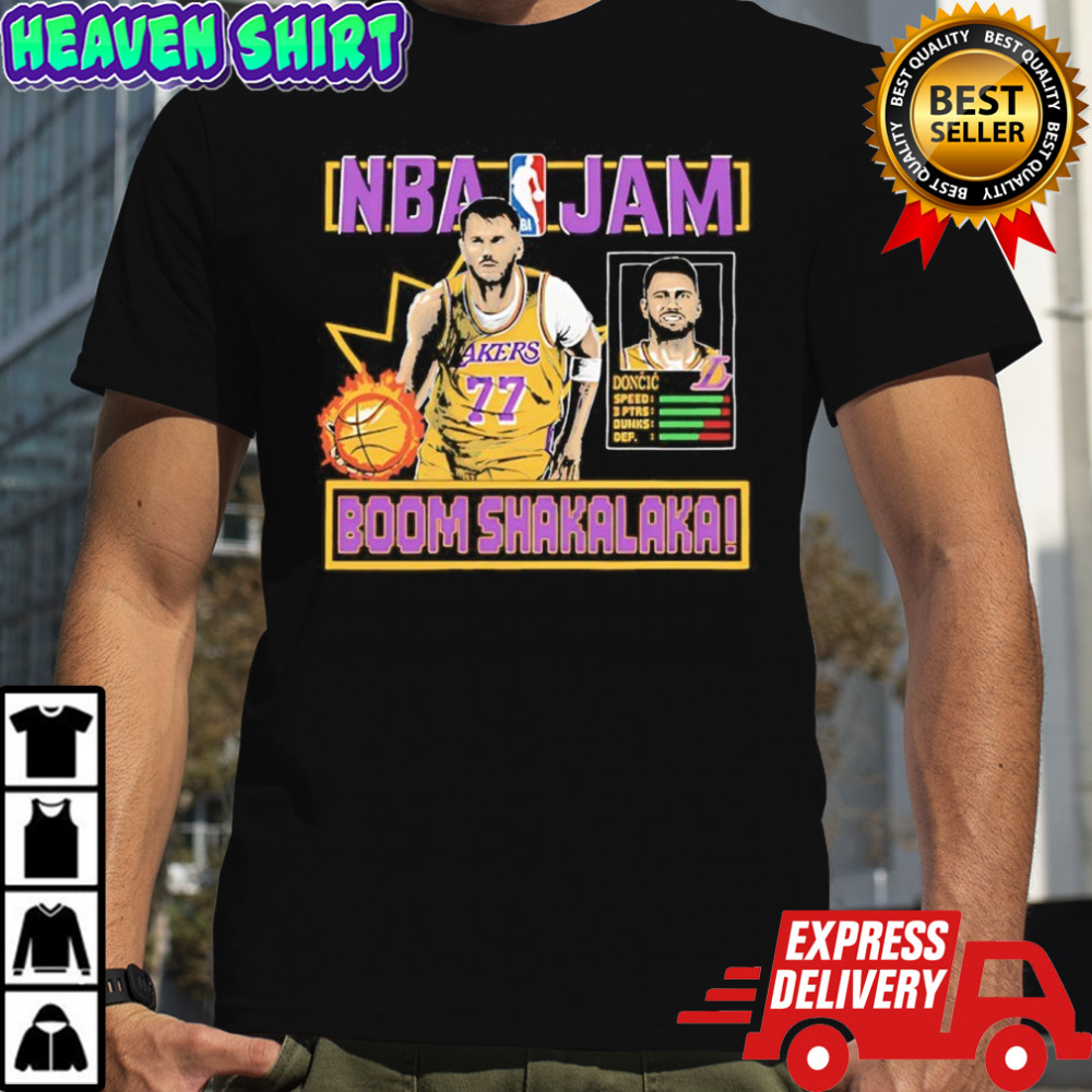 Lakers Luka NBA Jam Boom shirt