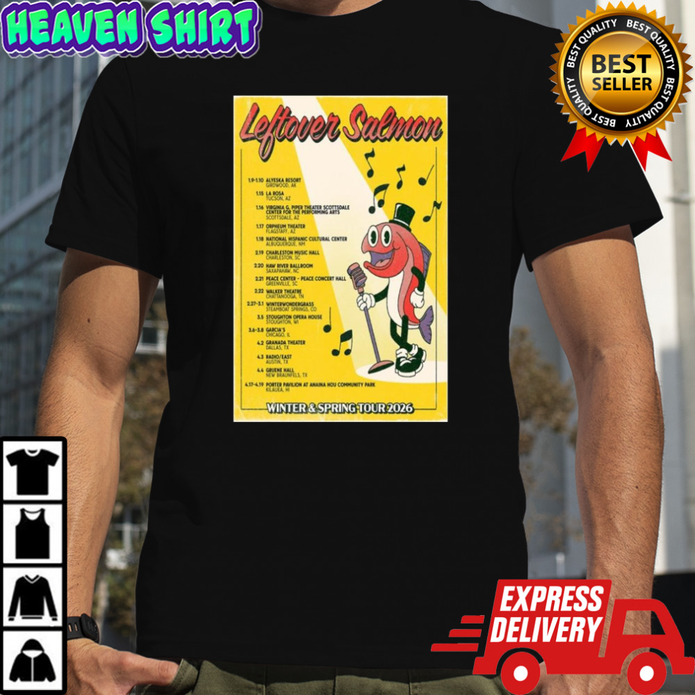 Leftover Salmon Winter & Spring Tour 2026 Shirt