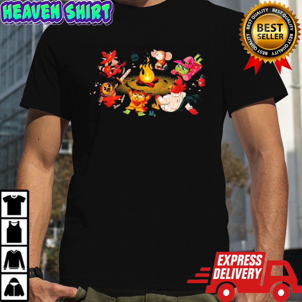 Legends Of Avantris Uprooted Party Campfire T-shirt