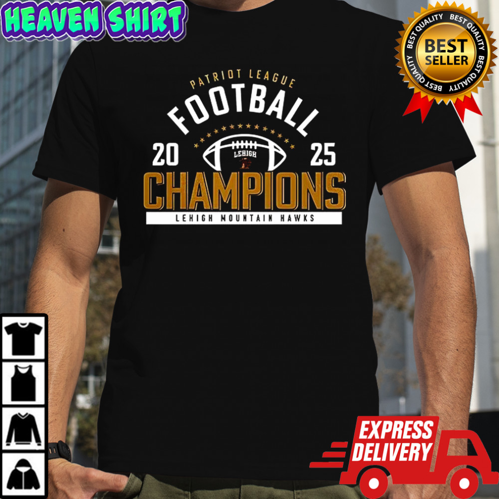 Lehigh Mountain Hawks football Patriot League Champions 2025 shirt