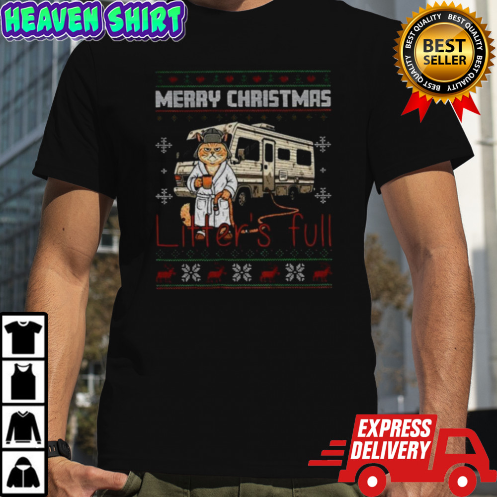 Litter’s Full Cat Ugly Christmas t shirt