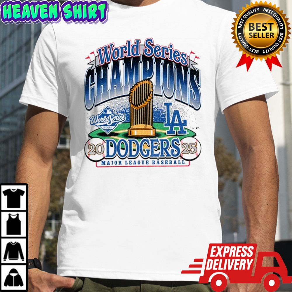 Los Angeles Dodgers 2024-2025 Back to back World Series Champions t-shirt.