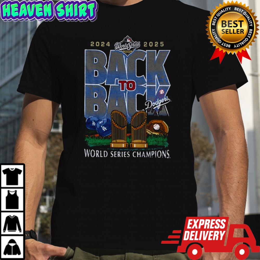 Los Angeles Dodgers 2024-2025 Back to back World Series Champs shirt