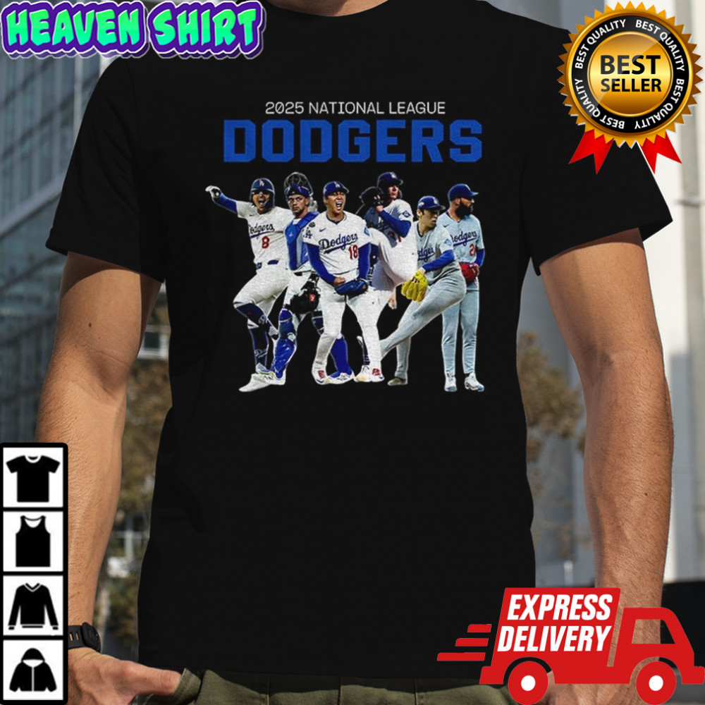 Los Angeles Dodgers 2025 National League World Series MLB Champions players shirt