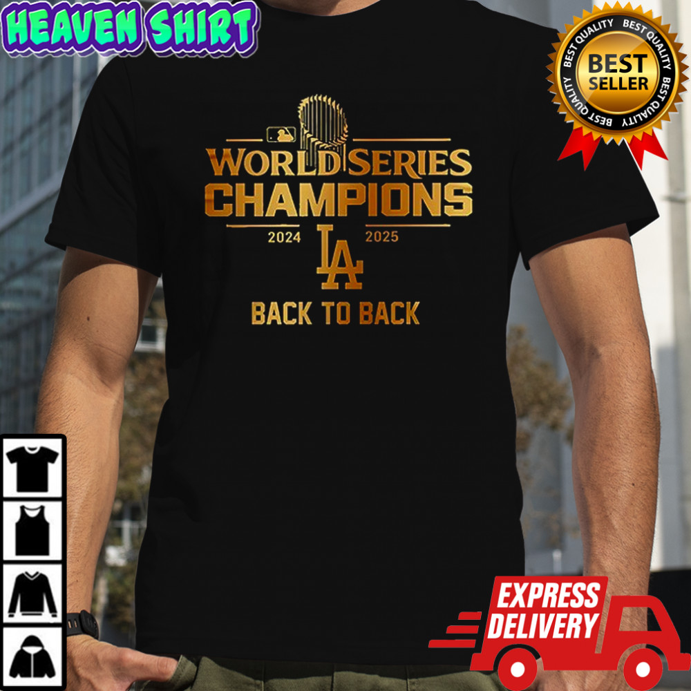Los Angeles Dodgers 2025 World Series champions logo shirt