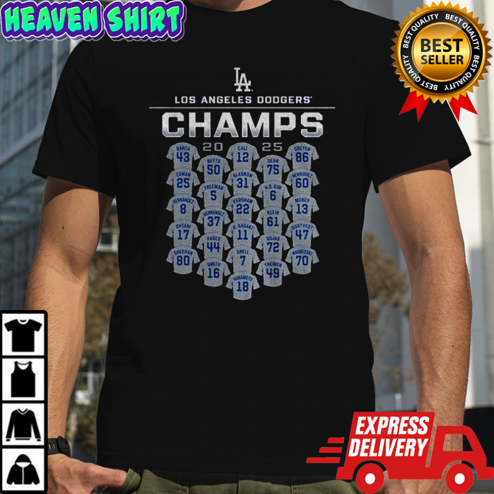Los Angeles Dodgers 2025 World Series Champions Primary Play shirt