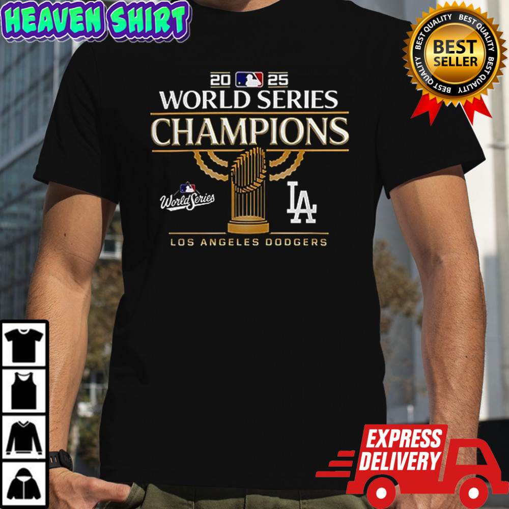 Los Angeles Dodgers 2025 world series champions team signature shirt