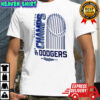 Los Angeles Dodgers 2025 World Series Champions Trophy shirt.