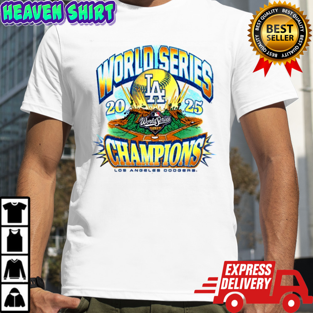 Los Angeles Dodgers 2025 World Series Champions vintage shirt.