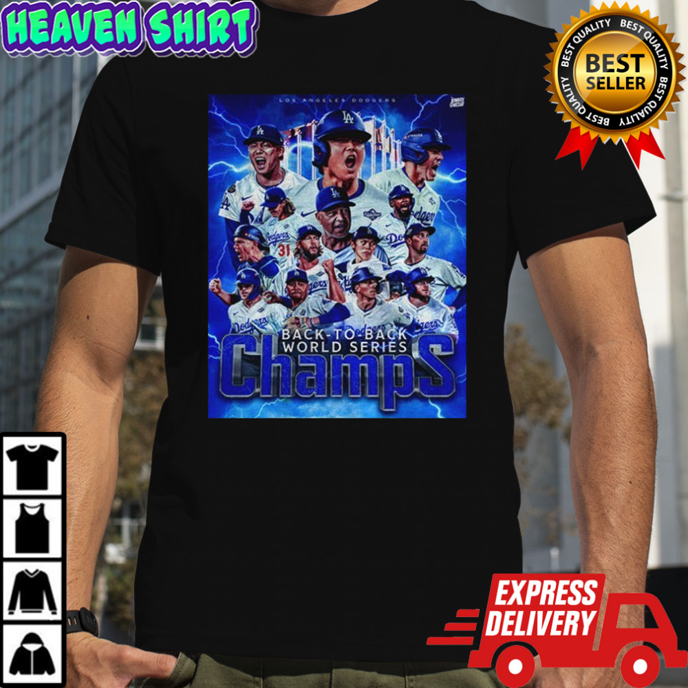 Los Angeles Dodgers 24-25 Back to back World Series Champs poster shirt