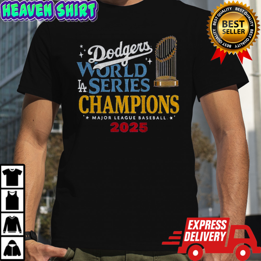 Los Angeles Dodgers 9-time world champions baseball logo shirt