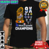 Los Angeles Dodgers 9 x World Series Champions T-Shirt